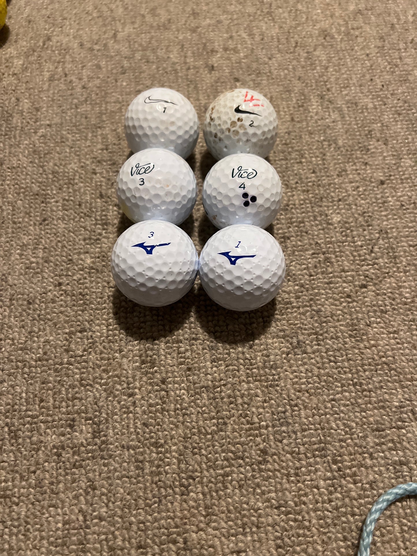 grade a/b golf balls